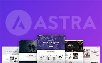 Screenshot of the WordPress Astra theme